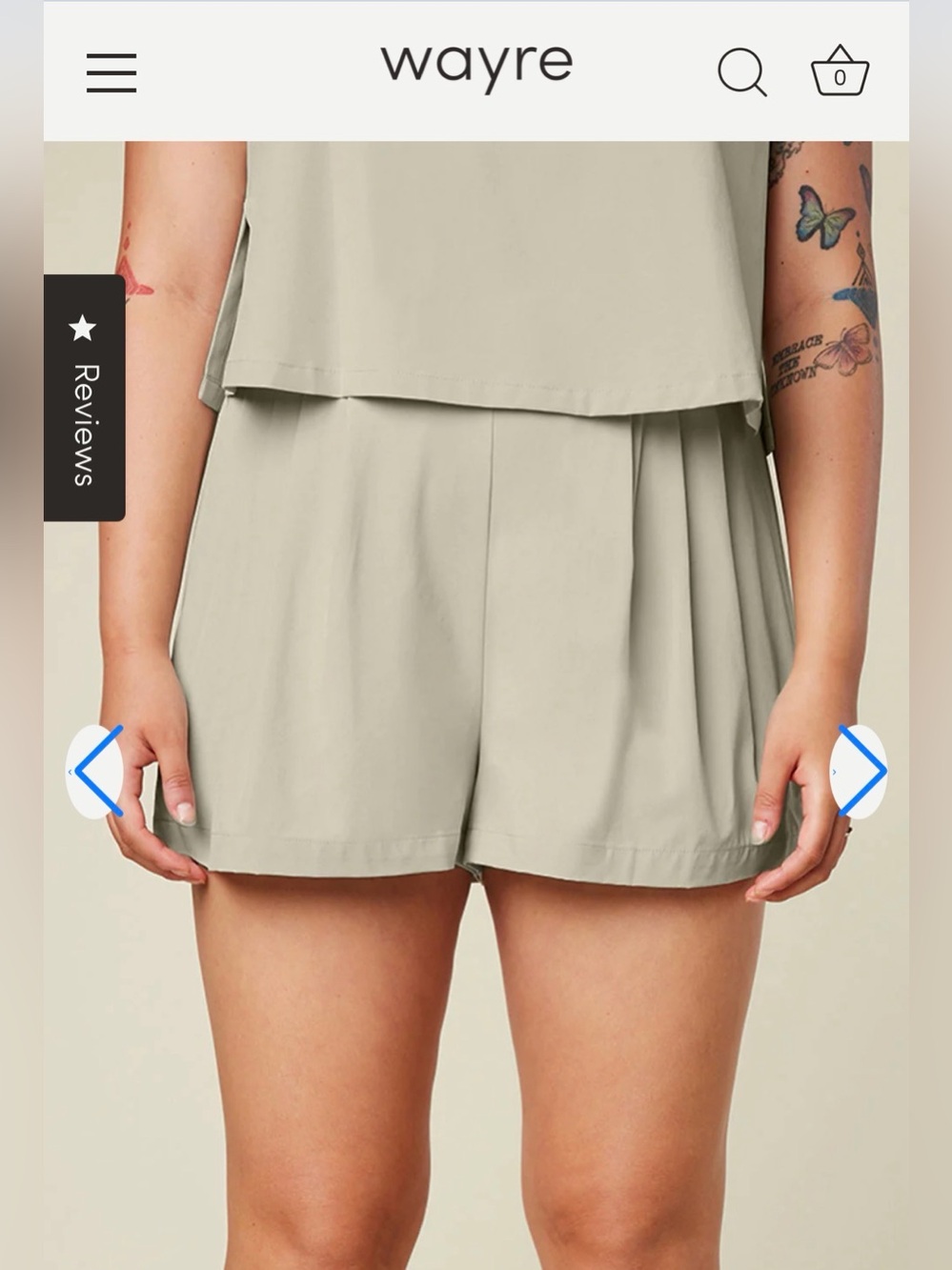 Wayre Travel Pocket Flow Short - Sage